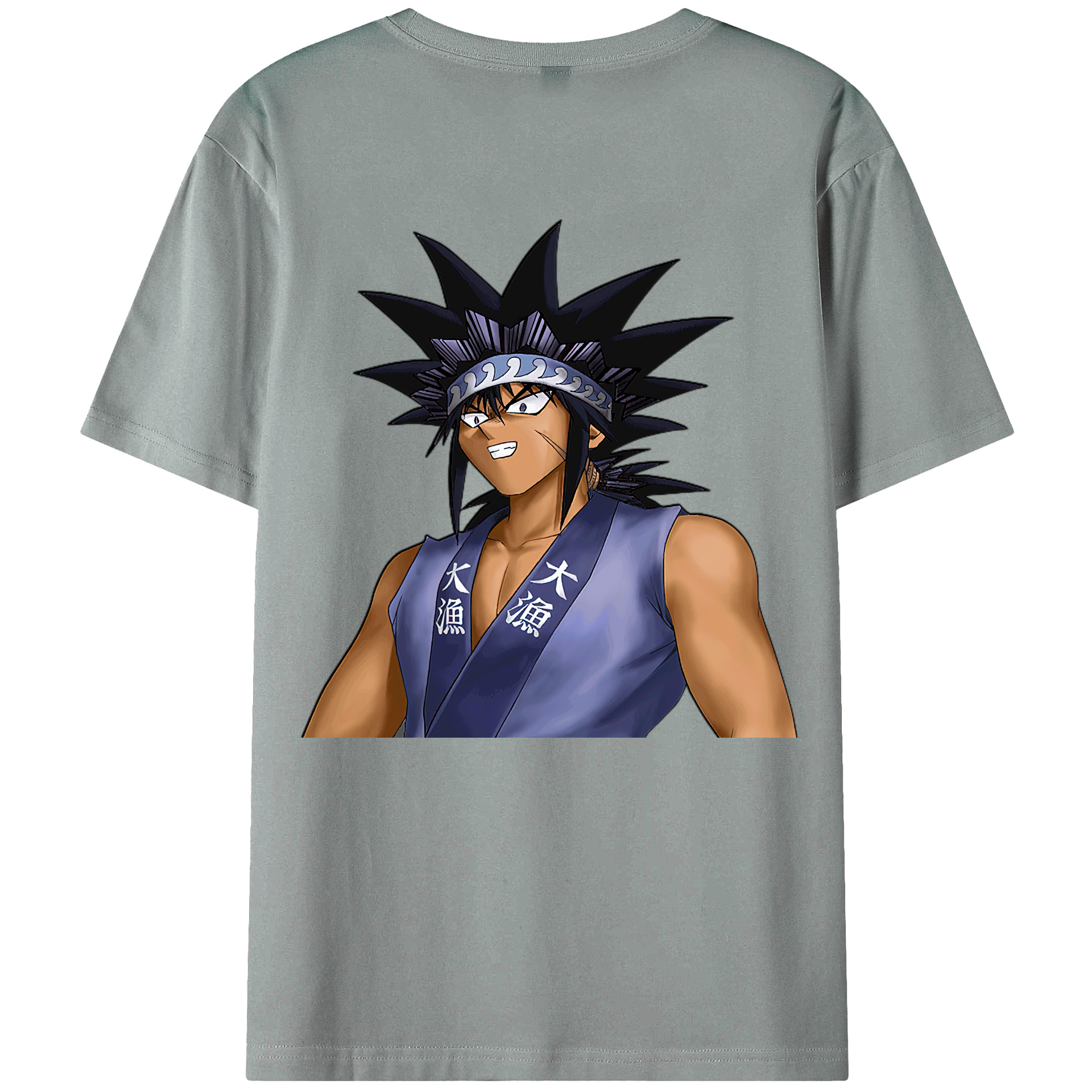 （画像用） 遊☆戯☆王 Yu-Gi-Oh! 綿100％ メンズ半袖Tシャツ（バックプリント） 通気性